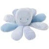 Nattou Peluche Activité Poulpe, Avec Hochet, Compagnon Dès La Naissance, 20 Cm, Bleu, Art. N° 879729 -Nattou 4715466 0