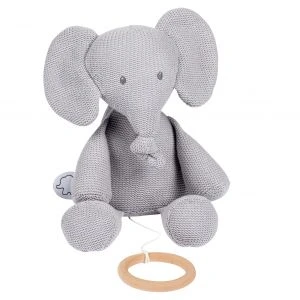 Nattou Tembo Grande Peluche Musicale Tricot - Gris 3 Nattou Tembo Grande Peluche Musicale Tricot - Gris
