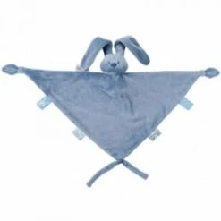 Nattou Maxi Doudou Attache Sucette Lapin Lapidou Bleu (40 X 65 Cm)
