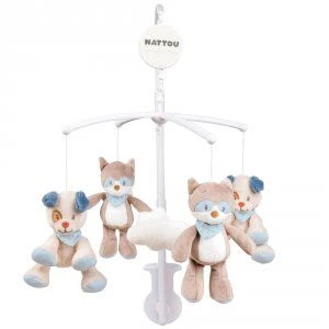 Nattou Mobile Bébé Jim Et Bob - Bleu 3 Nattou Mobile Bébé Jim Et Bob - Bleu