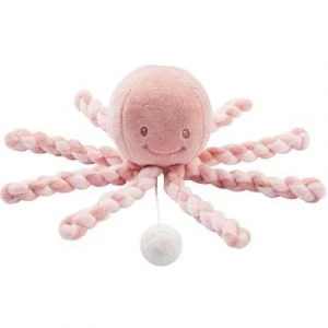 Nattou Peluche Musicale Poulpe, Mélodie "La-Le-Lu", Pour Nouveaux-Nés Et Bébés Prématurés, 23 Cm, Lapidou, Vieux Rose/Rose Clair 3 Nattou Peluche Musicale Poulpe, Mélodie "La-Le-Lu", Pour Nouveaux-Nés Et Bébés Prématurés, 23 Cm, Lapidou, Vieux Rose/Rose Clair