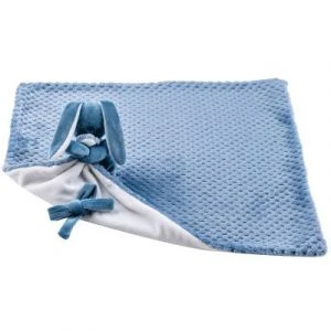 Nattou Doudou Couverture Lapidou - En Polyester - Bleu Pineapple + Blanc SBD 3 Nattou Doudou Couverture Lapidou - En Polyester - Bleu Pineapple + Blanc SBD