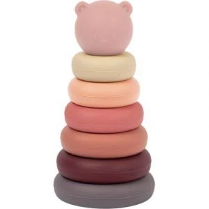 Nattou Pyramide à Empiler Pastel Ours Rose 3 Nattou Pyramide à Empiler Pastel Ours Rose