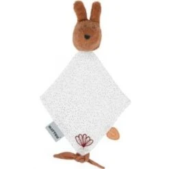Nattou Mini-doudou Susie & Bonnie Lapin Rouille (25 Cm)