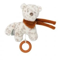 Nattou Mini Peluche Musicale Jungo Léopard Des Neiges Boris & Jungo (19 Cm)