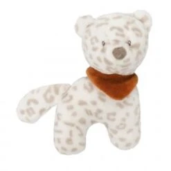 Nattou Hochet Peluche Jungo Léopard Des Neiges Boris & Jungo (19 Cm)