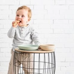 NATTOU Coffret Repas Silicone Lapidou Vert Et Beige -Nattou jo056176780 2