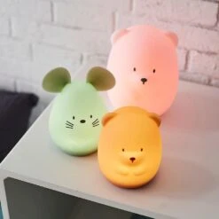 NATTOU Veilleuse Médium Souris Verte 12cm  Silicone -Nattou jo060476650 4