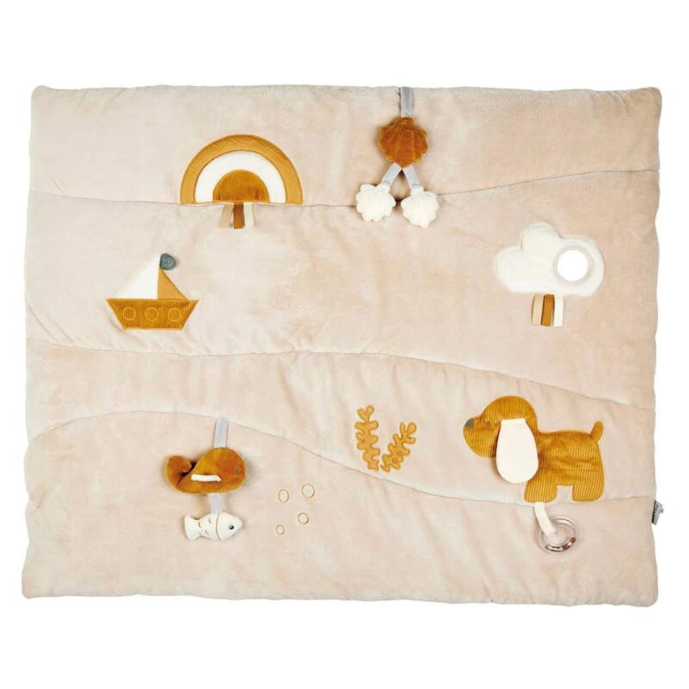 NATTOU Tapis D'éveil Rectangulaire 100x80cm Charlie 3 NATTOU Tapis D'éveil Rectangulaire 100x80cm Charlie
