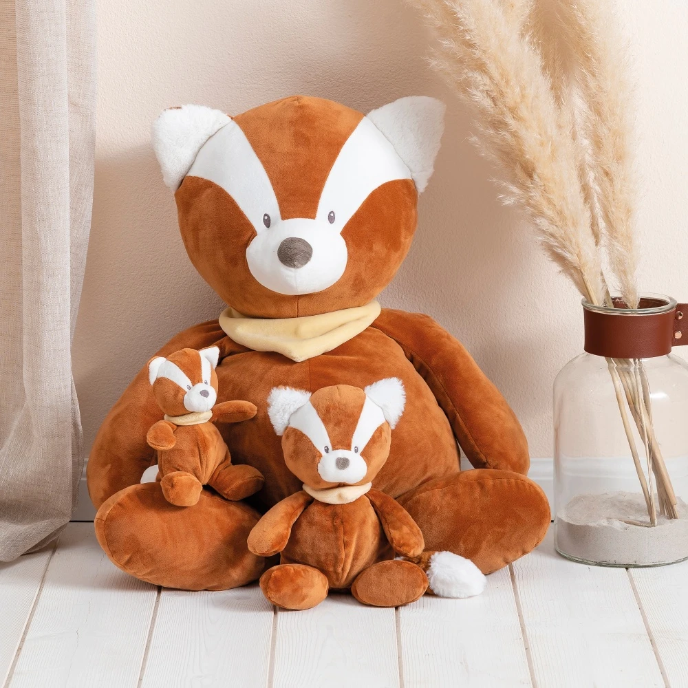 NATTOU Mini Peluche Boris Le Panda Roux 4 NATTOU Mini Peluche Boris Le Panda Roux – Image 2