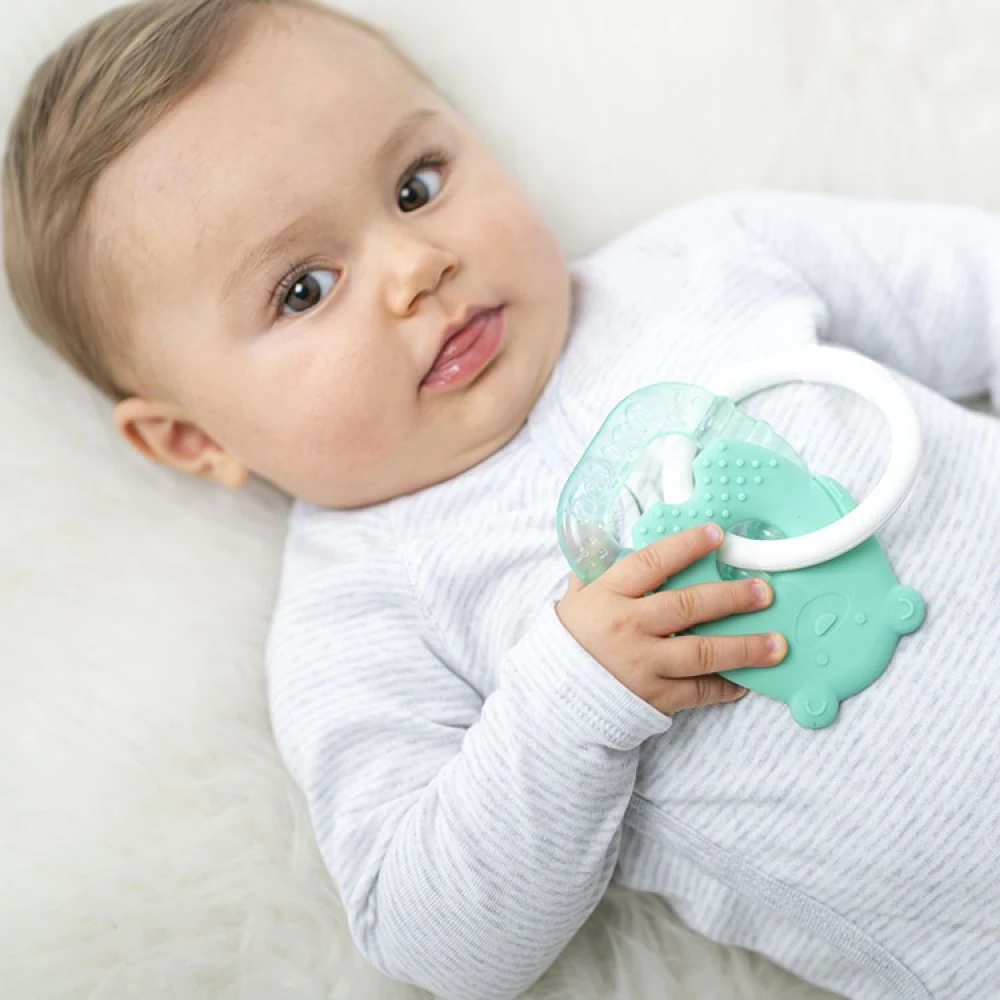 NATTOU Anneau De Dentition Réfrigérant Ours Vert 4 NATTOU Anneau De Dentition Réfrigérant Ours Vert – Image 2