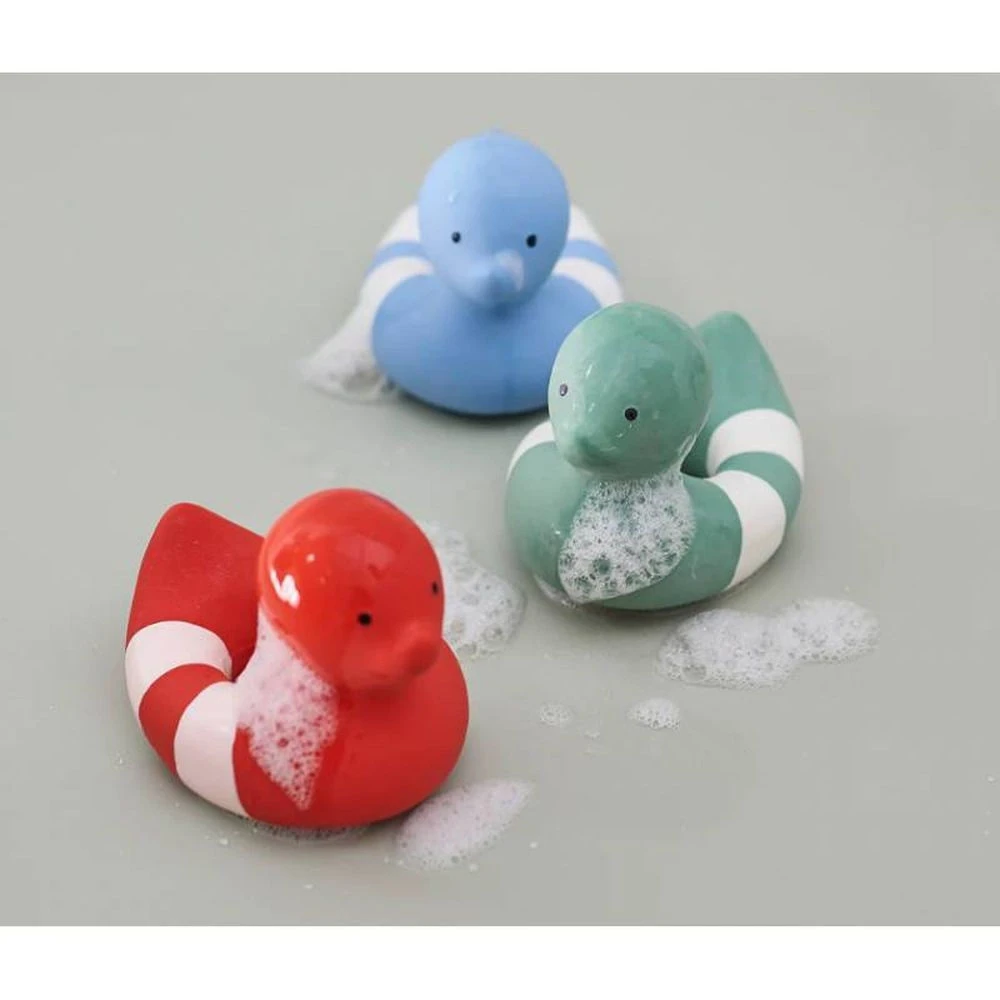 NATTOU Canard Bouée Caoutchouc Bleu 5 NATTOU Canard Bouée Caoutchouc Bleu – Image 3