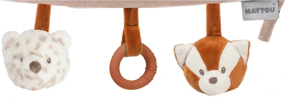 NATTOU Peluches D'activités à Suspendre Boris & Jungo 4 NATTOU Peluches D'activités à Suspendre Boris & Jungo – Image 2