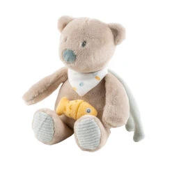 NATTOU Mini Peluche Musicale Jules L'ours Polaire