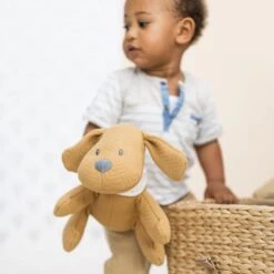 NATTOU Peluche 28 Cm Charlie Le Chien Jacquard Caramel -Nattou jo083488009 4